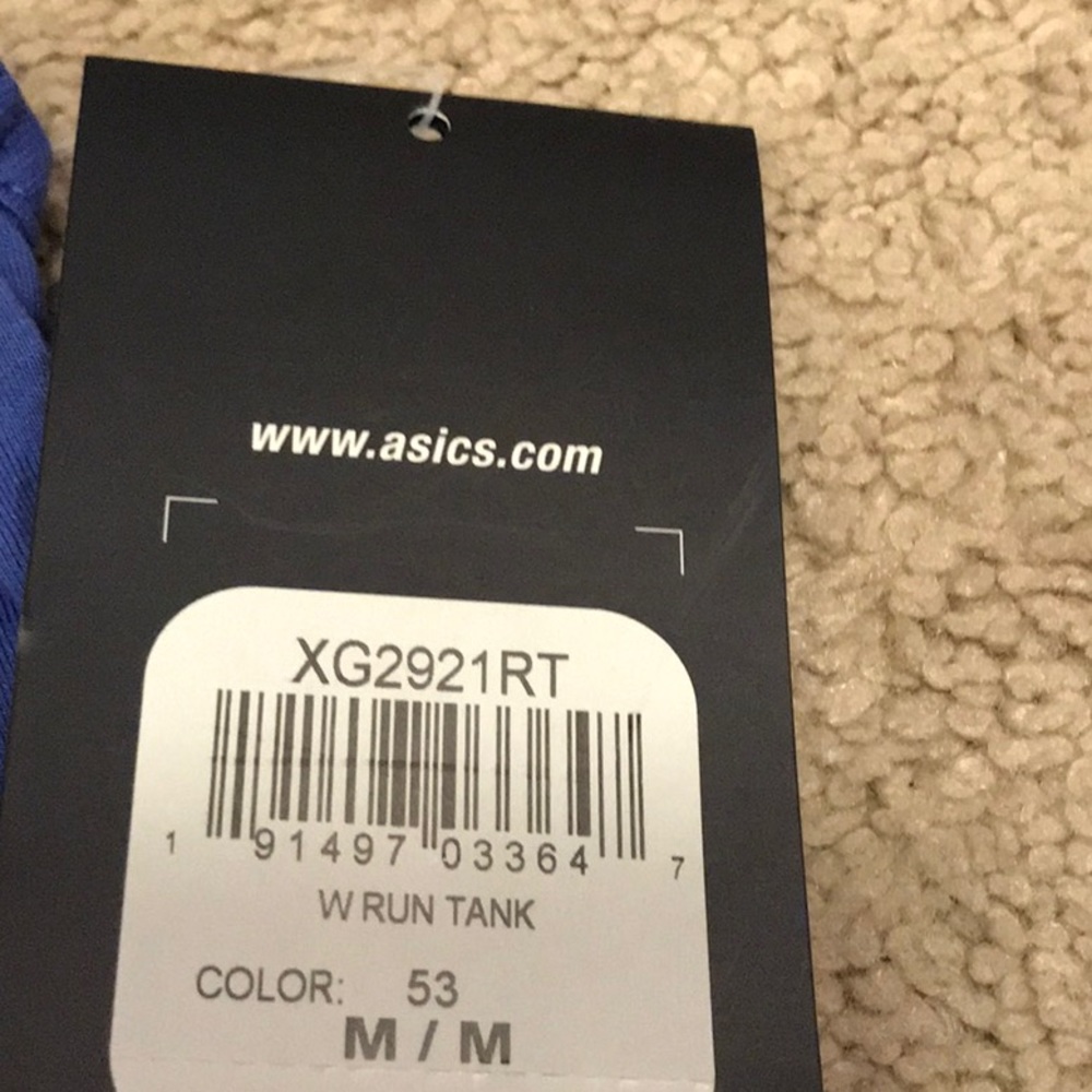ASICS RUN TANK. Size Medium - Picture 3 of 4